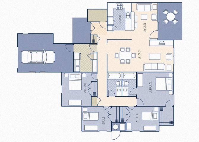 Joe Cannon North floor plan - cannon family homes